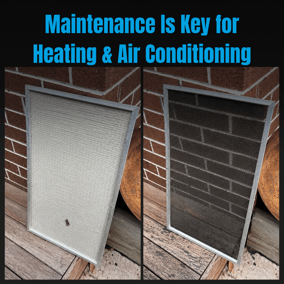 This is an image of an air conditioning filter highlighting the importance of regular heating and air conditioning maintenance by GT HVAC & Electrical in Melbourne.